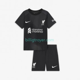 Billige Fotballdrakter Liverpool Keeper Barn Bortedraktsett 2022/23 Kortermet